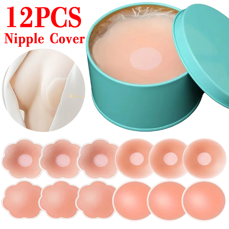 Nipple Cover Pasties - 6/12 szt. Niewidoczne samoprzylepne naklejki na