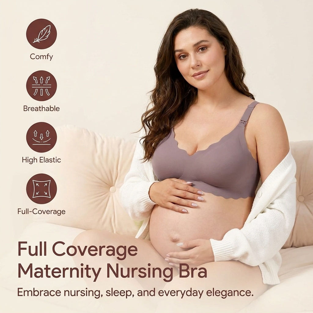 Nursing Bra Sleep - Biustonosz ciążowy i do karmienia 3XL