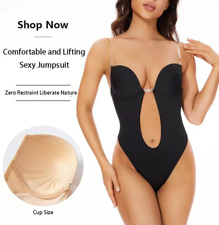 Shapewear Bodysuit Firm - Biustonosz modelujący sylwetkę bez pleców z