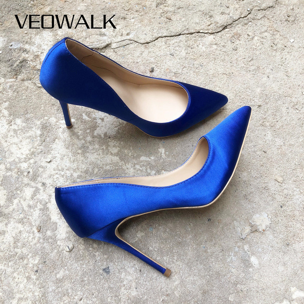 Veowalk Royal Blue kobiety sat – Slip Dress Satin recenzja i cena