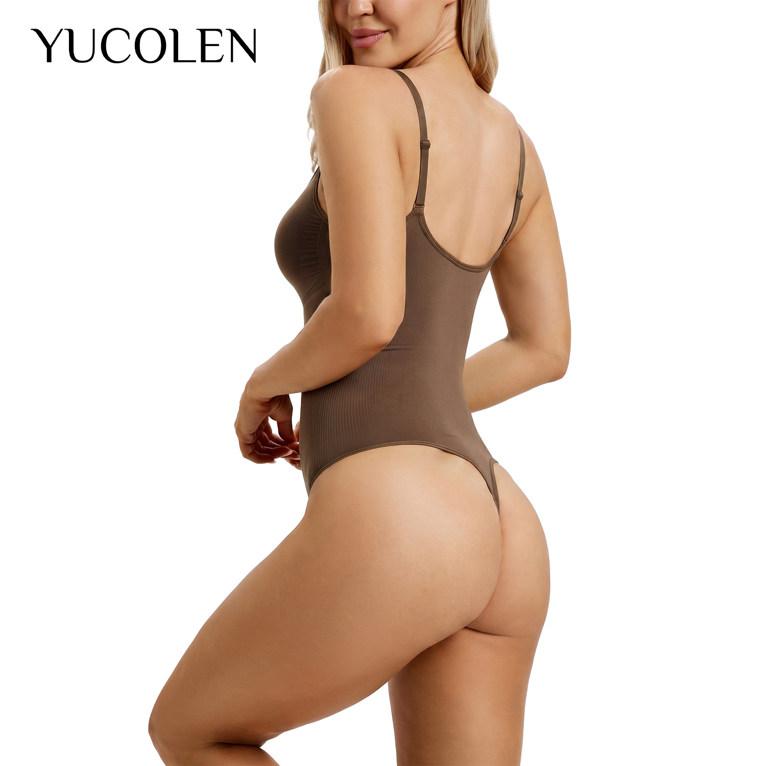 YUCOLEN Damskie body z dekolte – Shapewear Bodysuit Firm recenzja i cena