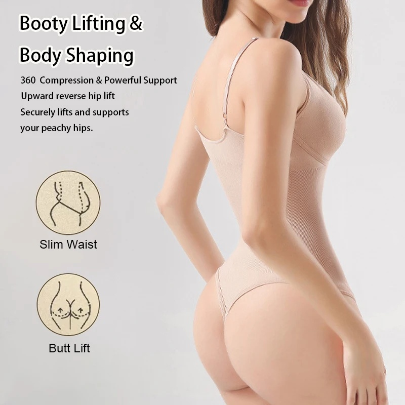 Damskie body bez pleców, model – Shapewear Bodysuit Firm recenzja i cena