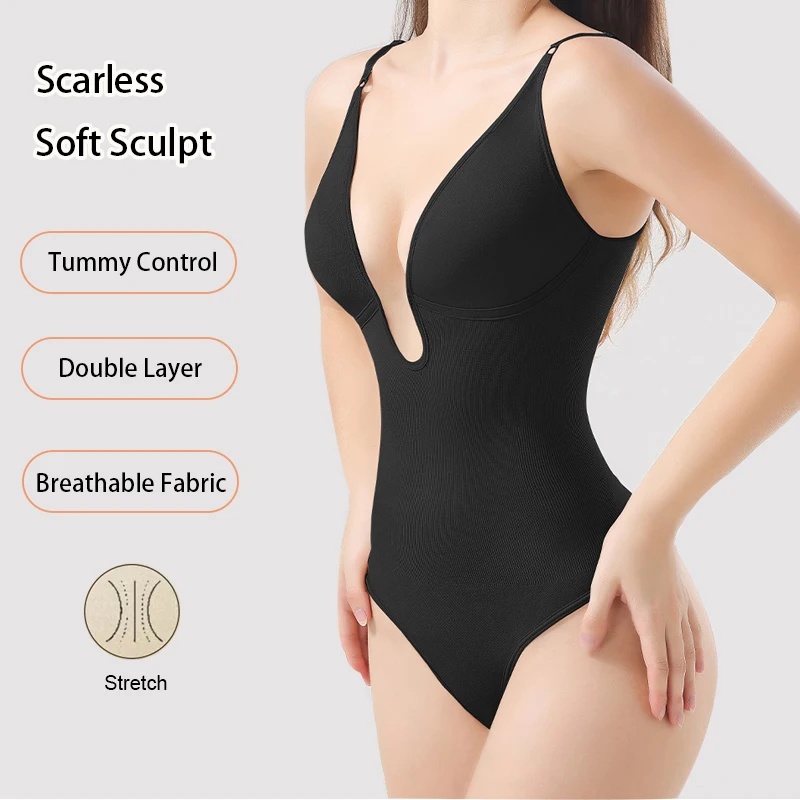 Damskie body bez pleców, model – Shapewear Bodysuit Firm recenzja i cena