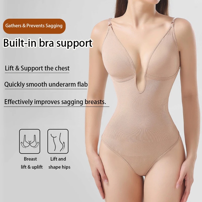 Damskie body bez pleców, model – Shapewear Bodysuit Firm recenzja i cena